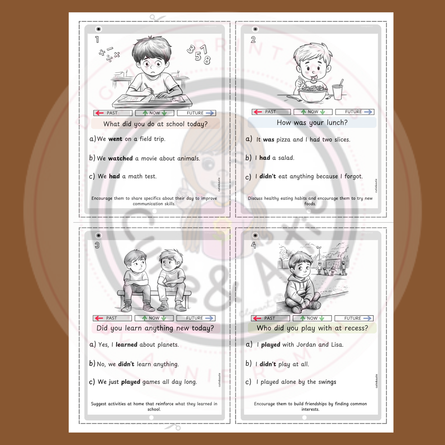 Past Perspectives: Visual Clues to Connect and Engage! 24 CARDS + BOX