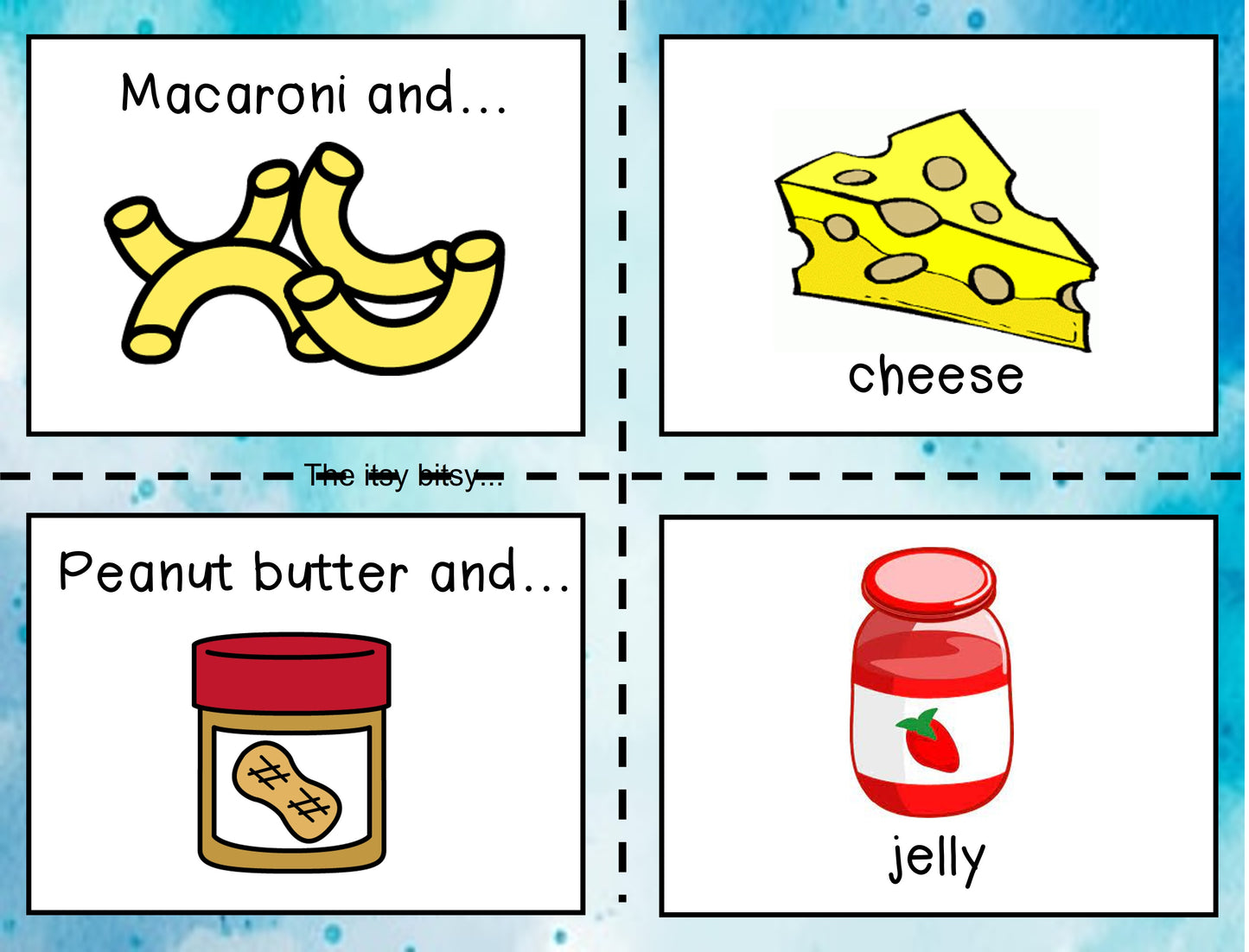 VB-MAPP Intraverbal Fill In Association Flashcards