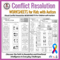 SOCIAL SKILLS: Conflict Resolution WORKSHEETS for Kids with Autism