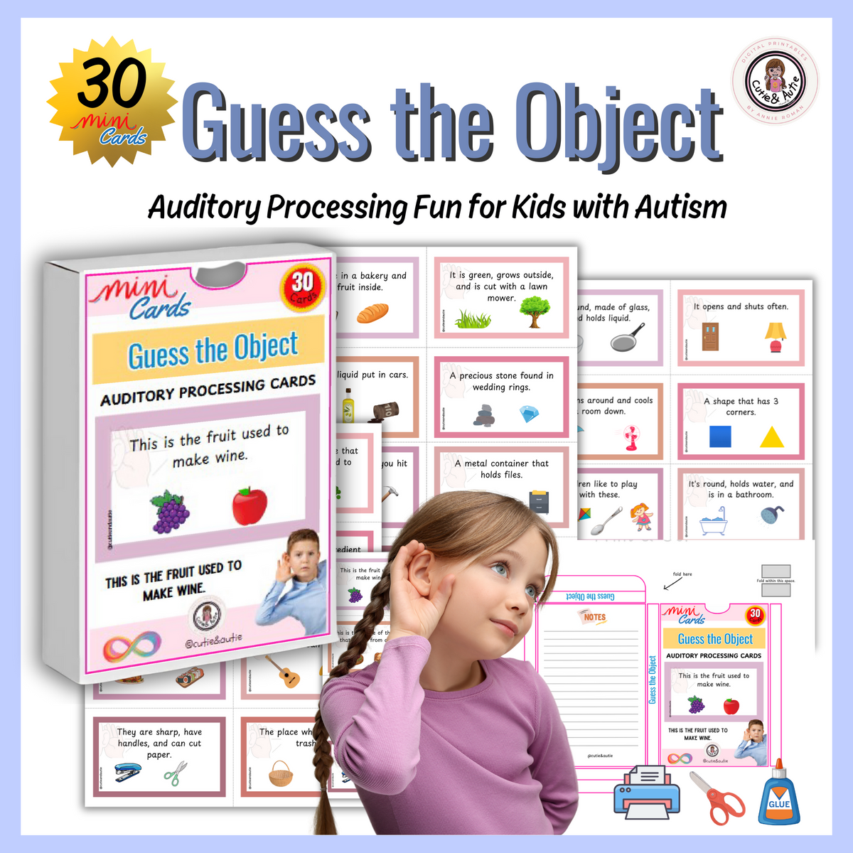 Auditory Object Guess the Object: Auditory Processing Fun for Kids with Autism – Cutie ...