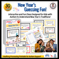 Happy New Year Guessing Game!Engaging Auditory Cards for Kids 30 cards + box