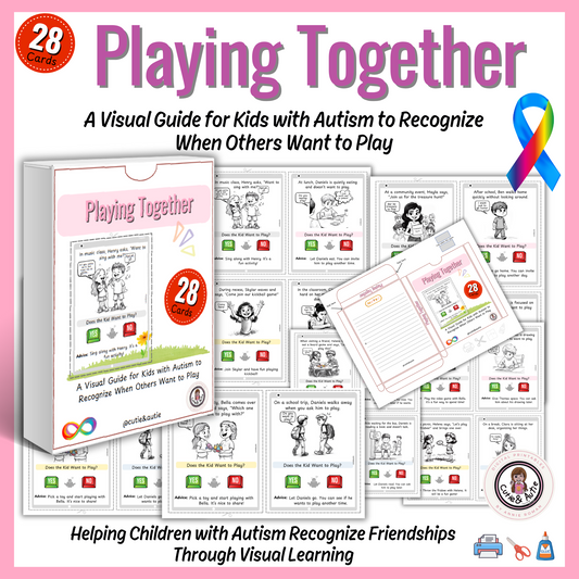 Playing Together: Understanding Social Cues/ 28 cards Social Skills