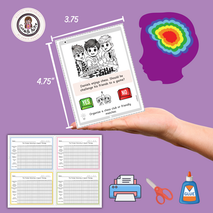 Social Skills : Understanding Appropriate Conversations 30 cards + datasheet